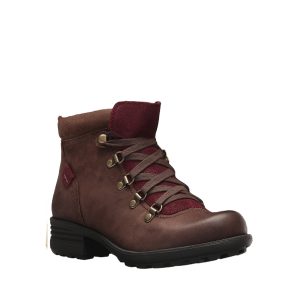 Brunswik Alpine - Women's Ankle Boots in Brown from Cobb Hill