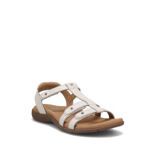 Trophy 2 - Women's Sandals in Ice Emboss (White) from Taos