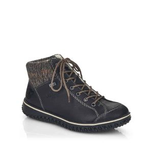 Z4243 - Women's Ankle Boots in Anthracite/Black from Rieker