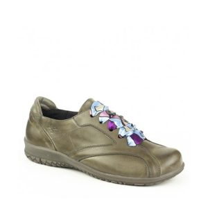 Katia - Women's Shoes in Khaki from Portofino