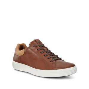 Soft 07 - Chaussure pour homme en cuuir couleur tan de marque Ecco