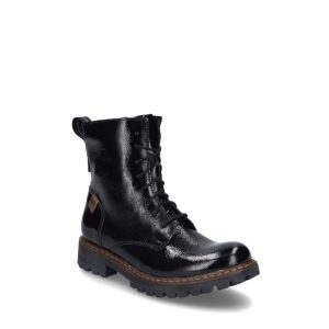 Marta 02 - Women's Ankle Boots in Black Varnish/Polish from Josef Seibel