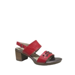 Kolt - Women's Sandals/Heels in Red from Dorking