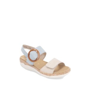 R6853-12 - Women's Sandals in Light Blue from Remonte