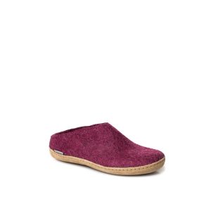 Sans-Gene - Unisex Slippers in Cranberry from Glerups