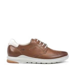 Jack - Chaussure pour homme en cuir couleur cognac de marque Fluchos