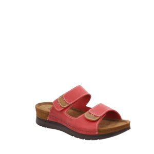 Cattolica- Sandals for Women in Leather color Cherry from Rohde