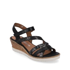 R6251 - Women's Sandals in Black from Remonte