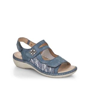 D7647 - Women's Sandals in Blue from Remonte