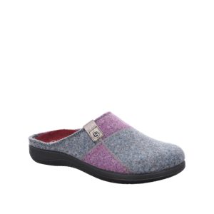 Bari - Women's Slippers in Gray & Purple from Rohde