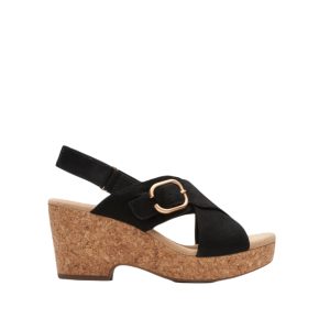 Giselle Dove - Women's Sandals in Black from Clarks