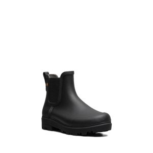 Holly Chelsea Rain - Women's Ankle Boots in Black from Bogs