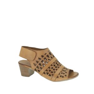 Lauren - Women's Sandals/Heels in Coconut (Tan) from Tyche