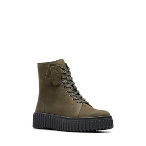 Torhill Rise - Bottillon pour Femme couleur Vert Foncé (Vert Forêt) de marque Clarks