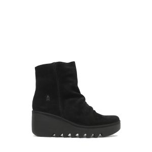 BAAN538FLY - Women's Ankle Boots in Black Suede from Fly London