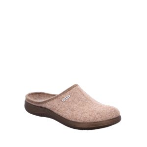 Bari 6545 - Women's Slippers in Linen (Beige) from Rohde