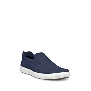 Soft 7 Easy Slip On - Chaussure pour Homme couleur Marine de marque Ecco