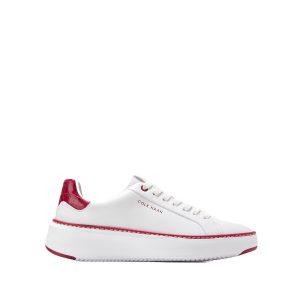 GP Topspin Sneaker - Women's Shoes in White & Red from Cole Haan