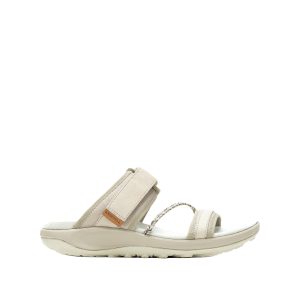 Terran 4 Slide - Women's Sandals in Silver from Merrell