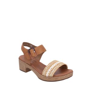 D0N58-22 - Women's Sandals in Brown/Hazelnut from Remonte