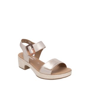 D0N52-90 - Women's Sandals in Metallic from Rieker