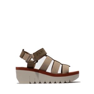 YOJI198FLY-002 - Women's Sandals in Beige from Fly London